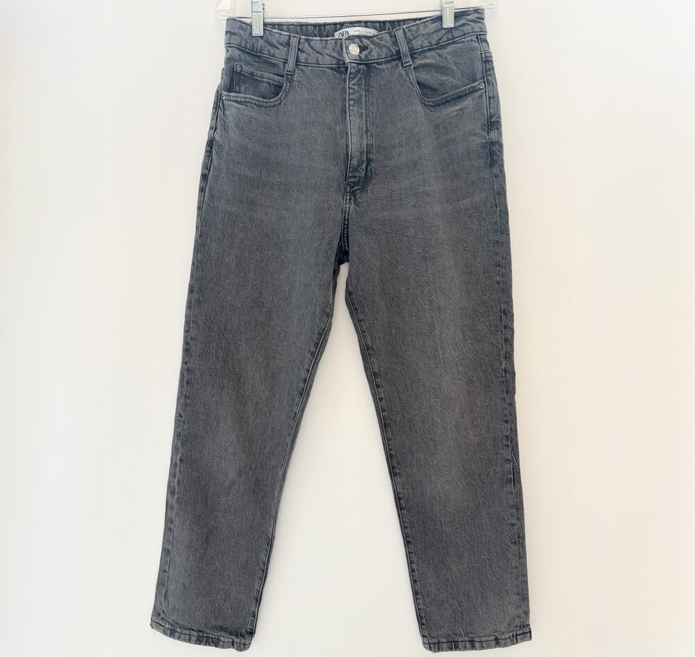 Zara Women’s Overdye Gray Jeans,  Size 10